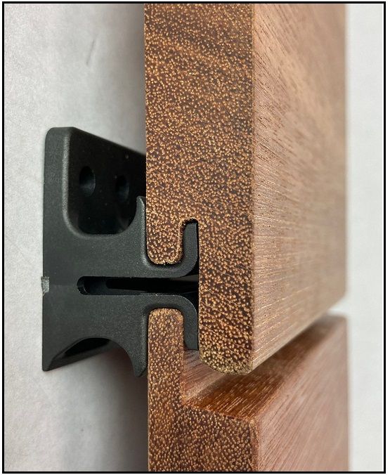 6-Nova Nylon Siding Clip With Wood