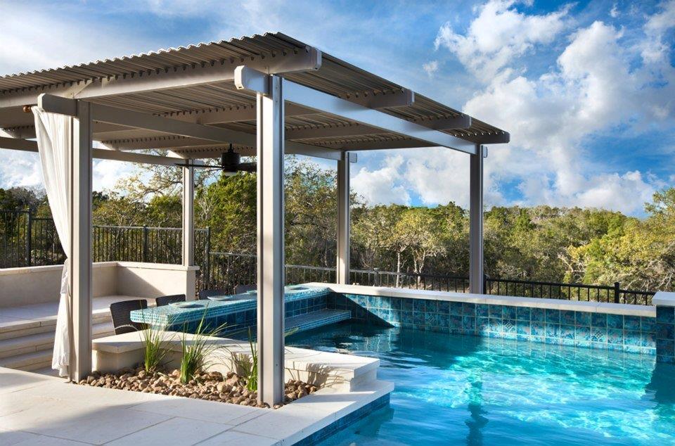 Poolside Pergola